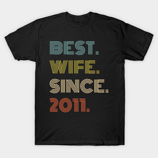 Best Wife Since 2011 T-Shirt by divawaddle